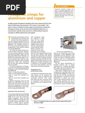 Hexagonal Profile Crimping Benefits