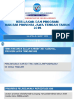 Kebijakan Ban-Sm Provinsi Jawa Tengah 2019