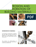 Corrosion and Deterioration of Building Materials