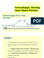 Severe Overvoltage During Single-Phase Open Period