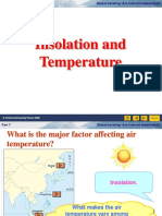 Insolation and Temperature: © Oxford University Press 2009