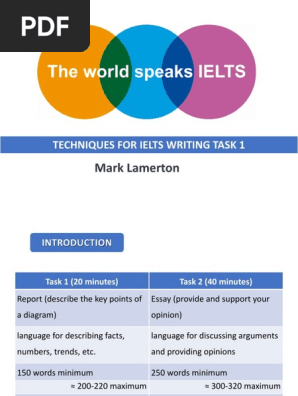 Techniques for IELTS Writing Task 1