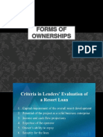 Forms of Ownership