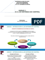 Unidad I Fundamentos de La Ingenieria de Control