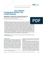 Towards The Adoption of Machine Learning-Based Analytical Tools in Digital Marketing