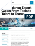 Data Science Expert Guide From Tools To Talent To Teams PDF