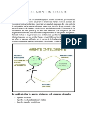 El Modelo Del Agente Inteligente | PDF | Epistemología | Conceptos  psicologicos