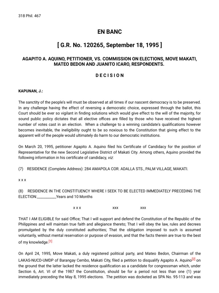 Aquino v comelec 248 scra 400 gr 120265 pdf elections united
