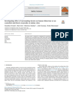 Investigating Effect of Surrounding Factors On Human Behaviour at Uncontrolled Mid-Block Crosswalks in Indian Cities