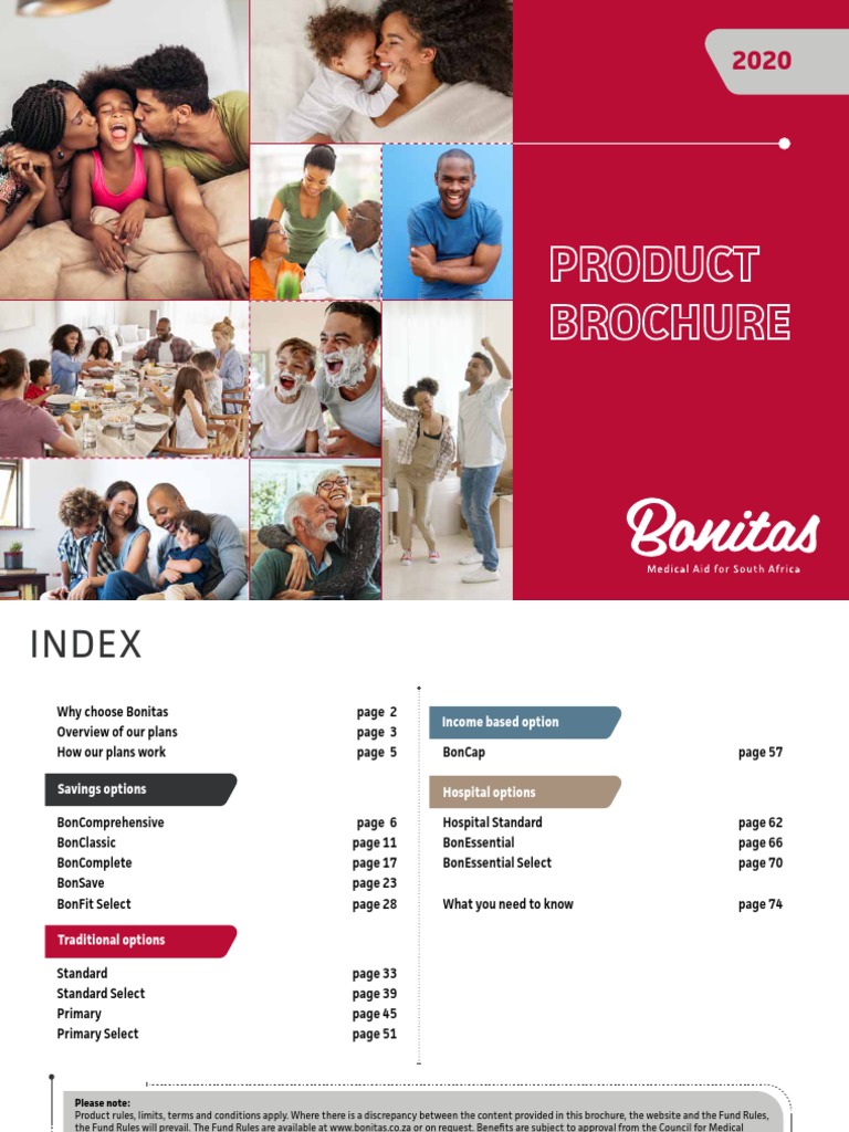 2020 Bonitas Product Brochure Chronic Condition Health Care