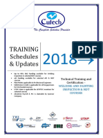 CUTECH Training Schedule 2018 R05