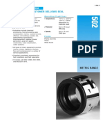 Elastomer Bellows Seal: Applications Operating Conditions