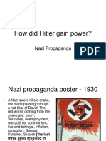 How Did Hitler Gain Power?: Nazi Propaganda