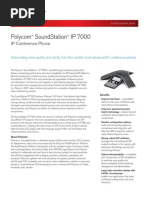 Soundstation Ip 7000 Datasheet PDF