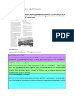 Humanities - History - Year Nine - Industrial Revolution Task: Source Analysis