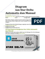 Wiring Diagram Rangkaian Star Delta Automatis Dan Manual
