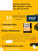 CPA Journey: Made Easy Every BABA Student's Starter Pack To Stay On Track