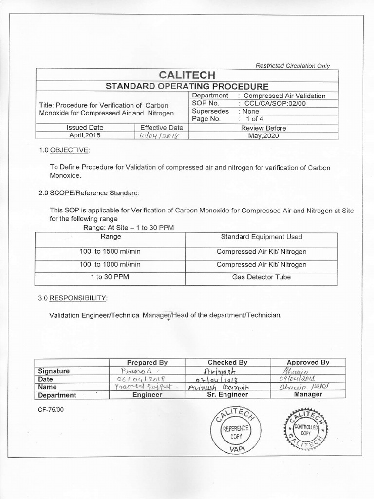Validation Nitrogen | PDF | Verification And Validation | Flow Measurement