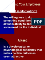 Motivating Your Employees: What Is Motivation?