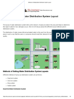 Methods of Setting Water Distribution System Layout PDF