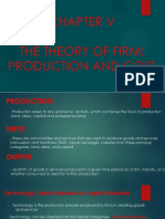 The Theory of Firm: Production and Cost