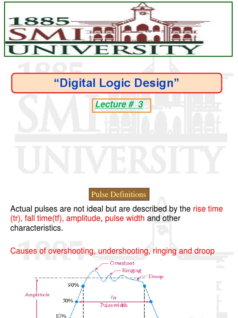 Digital Logic Design: Pulse Waveforms & Functions | PDF | Integrated ...
