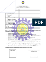 Formulir Pendaftaran SP PLN