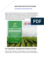 Top BSc Agriculture Institutes in Punjab-B.Sc. Agriculture colleges-B.Sc Agriculture scope |PIMT