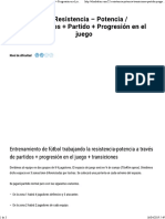 #22 Resistencia - Potencia - Transiciones + Partido + Progresión en El Juego - ALONBALON PDF