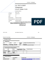 Functional Test Script Oracle Cost Management T F: D Cogs: EST LOW Efer