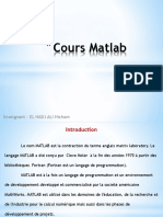 Cours Matlab