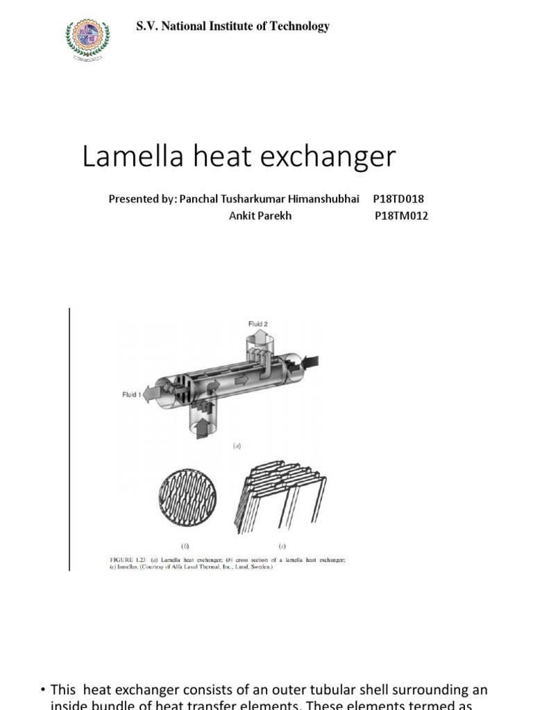 Lamella Heat Exchanger | PDF | Heat Exchanger | Heat