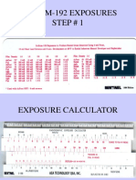Exposure Calculator