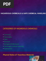 Hazardous Chemicals & Safe Chemical Handling