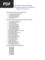 Site Resultado Selecao 2s2019 Mestrado Matematica