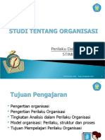 1studi Tentang Organisasi