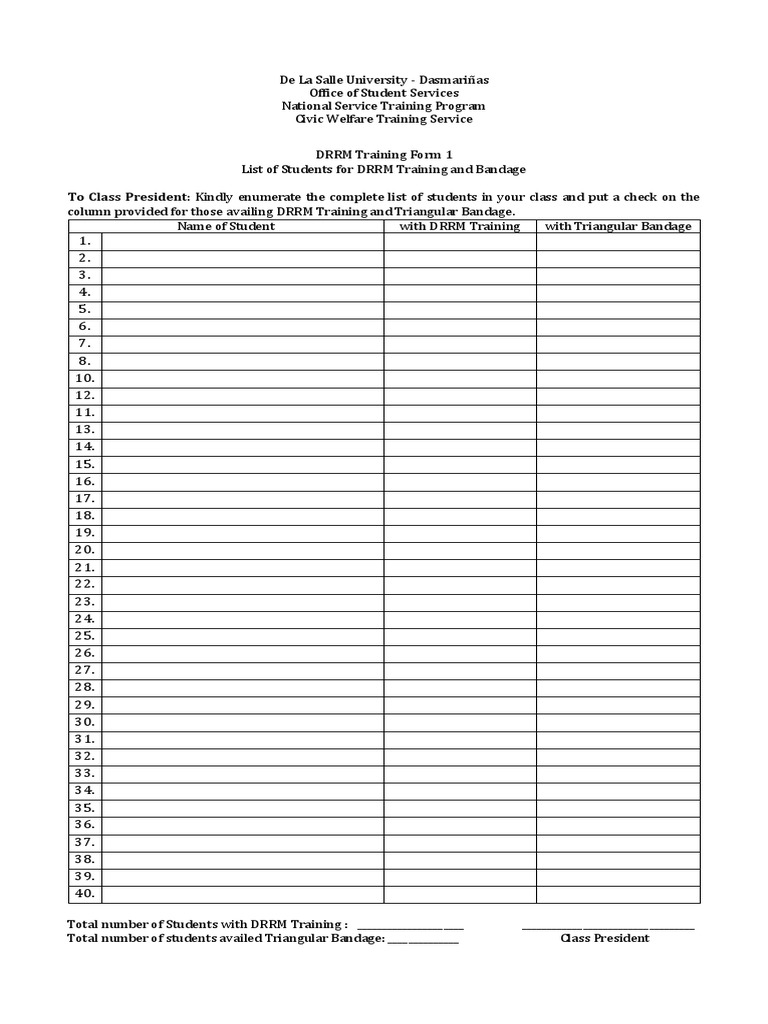 DRRM Form 1 | PDF | Career & Growth | Business