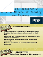 Nature of Inquiry and Research