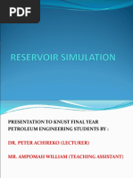 Reservoir Simulation