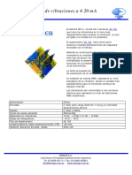 Transductor de Vibraciones A 4 20 MA