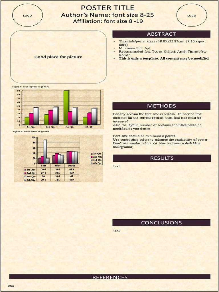 Research Poster Template Guidelines | PDF | Text | Graphic Design