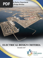 Electrical Design Criteria