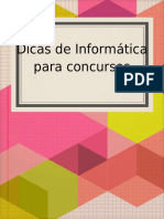 Dicas de Informática  para Concursos