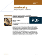 Chemical Warehousing. the Storage of Packaged Dangerous Substances HSG71