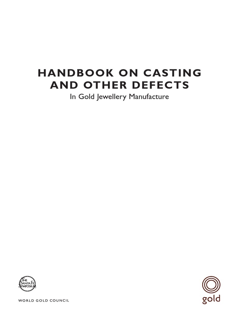 Handbook of Casting Defects PDF Casting (Metalworking) Porosity