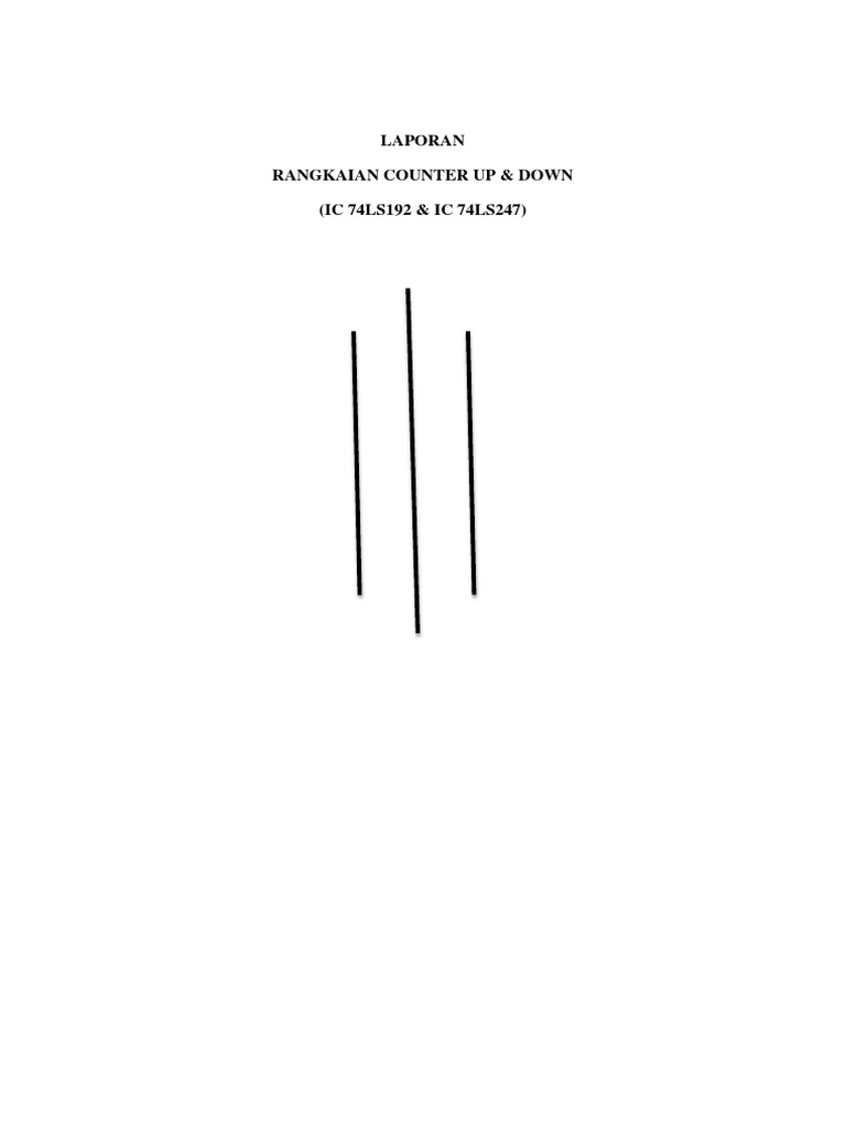 Laporan Counter Up Down | PDF