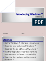 Lesson 01 - Introducing Windows 7