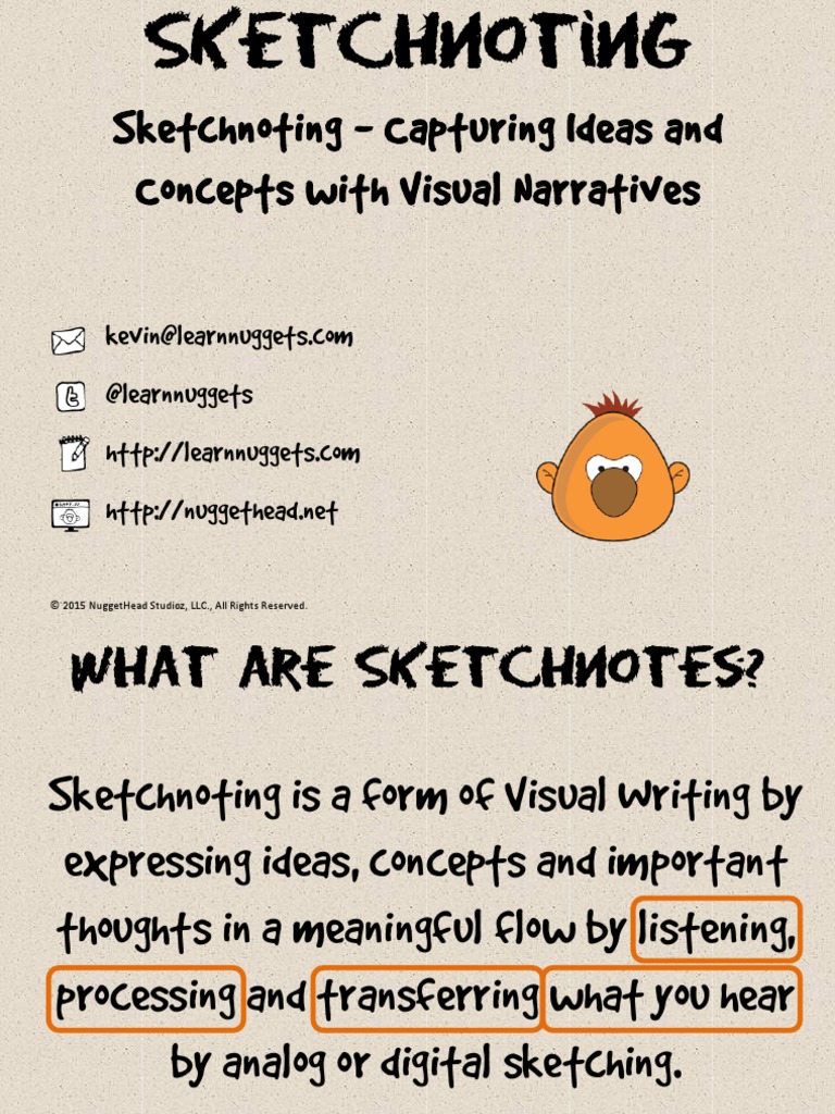 Sketchnoting Capturing Ideas and Concepts With Visual Narratives | PDF ...