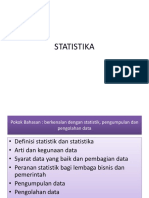 Definisi Statistika
