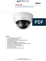 DH-IPC-HDBW4421E (-AS) : 4MP HD WDR Network Vandal-Proof IR Mini Dome Camera